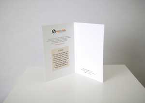 The gift recipient will receive a card! KidsAlive gift card inside